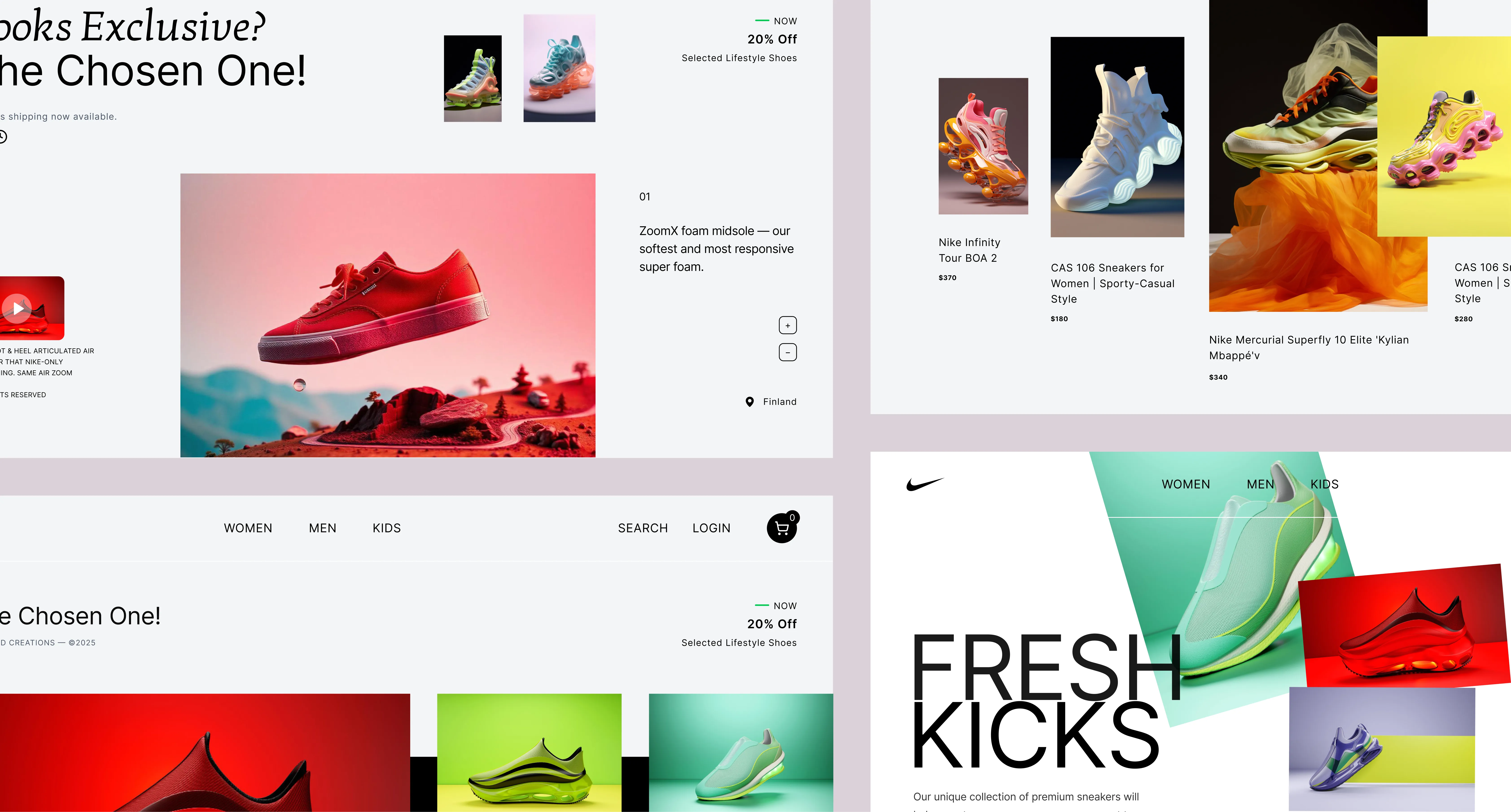 Celvix UI/UX design agency portfolio overview showing e-commerce, wellness, and fintech app projects